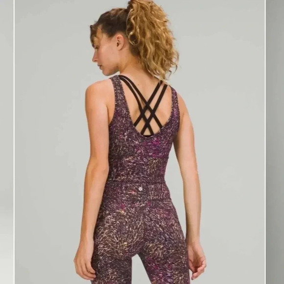 LULULEMON POWER PIVOT TANK TOP IN TOPOGRAPHY MULTI COLOR - Picture 3 of 8